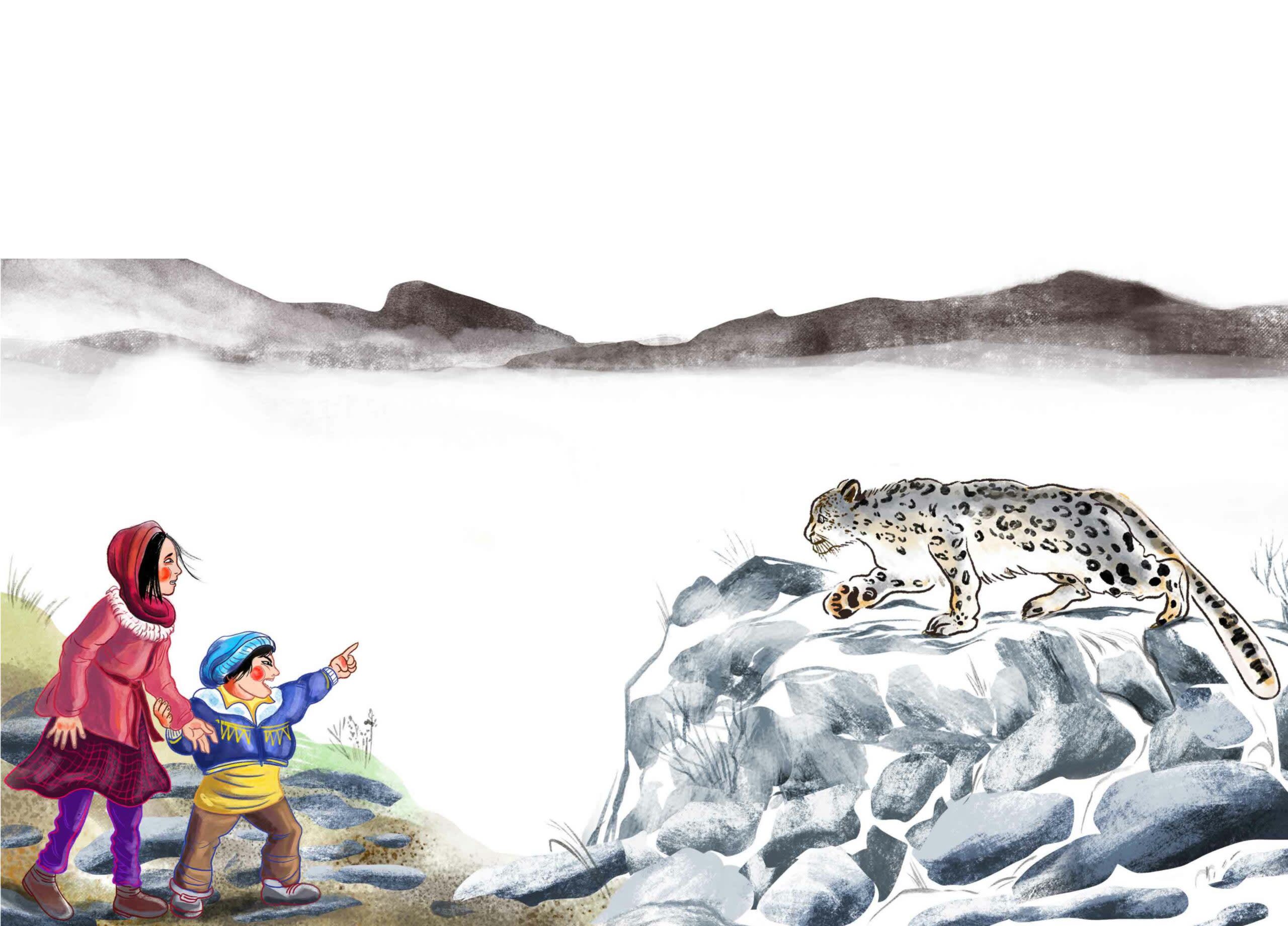 our encounter with a snow leopard 