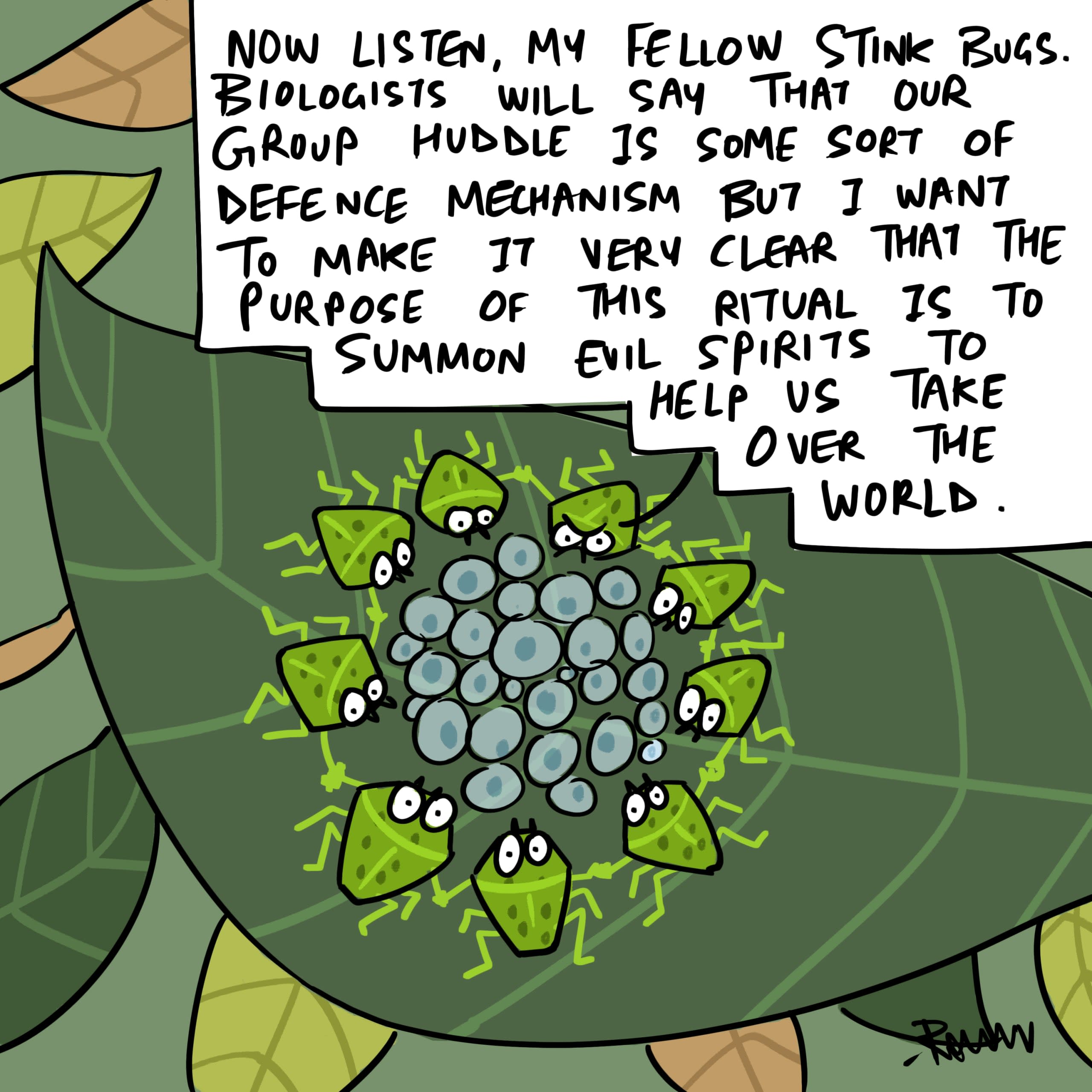Who Knew Stink Bugs Were Plotting World Domination