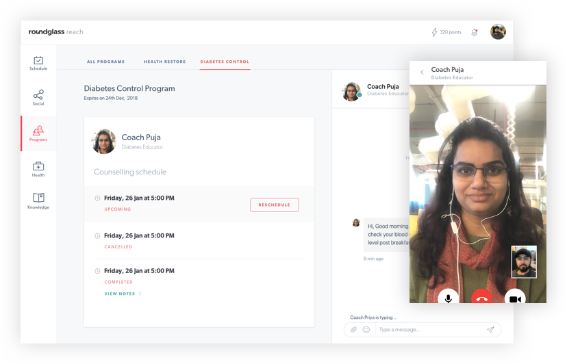 Data-driven health coaching Because expert care can help you take the right steps