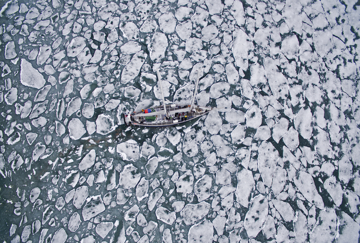Summer in Svalbard extends from end-June to end-August. The sun remains perpetually above the horizon during this time, which means that there is no night. Photo: Dhritiman Mukherjee
