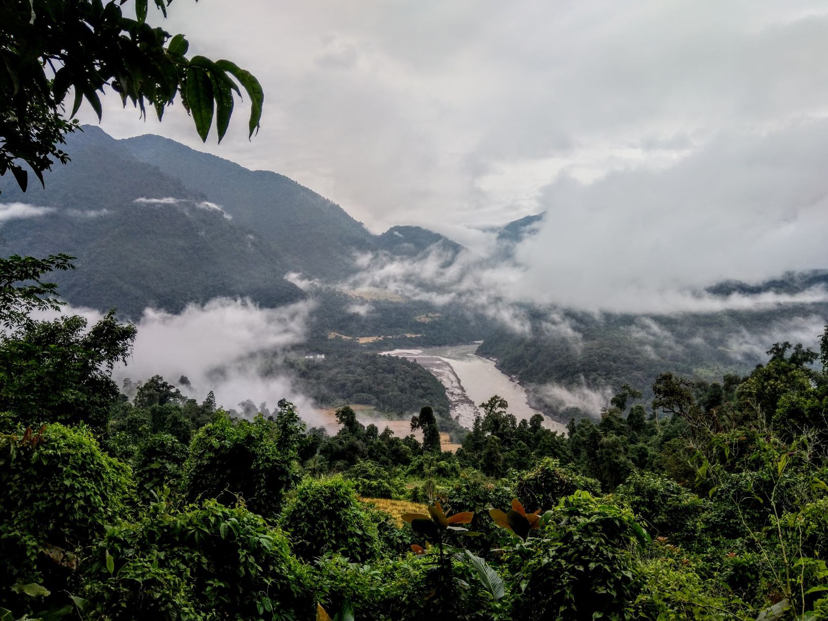  The Siang valley in Arunachal Pradesh is where the Adi community live. Their livelihood is dependent on hunting and jhum cultivation. 