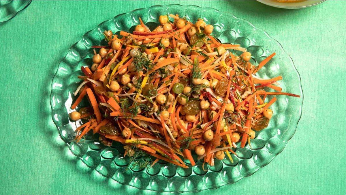 Carrot Salad with Chile-Honey Vinaigrette