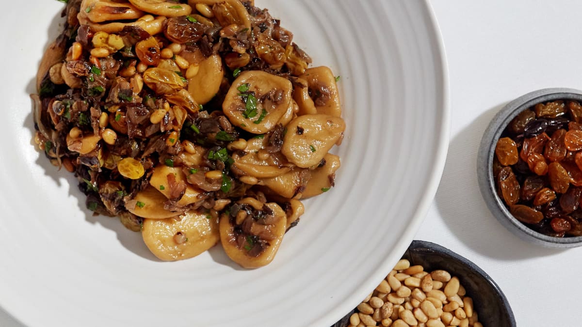 Orecchiette with Roasted Radicchio