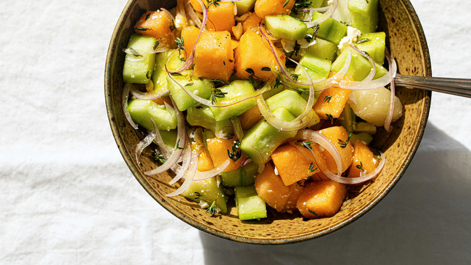 Armenian Cucumber & Melon Salad