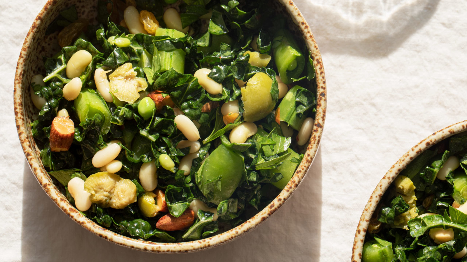 Kale & Snap Peas Salad