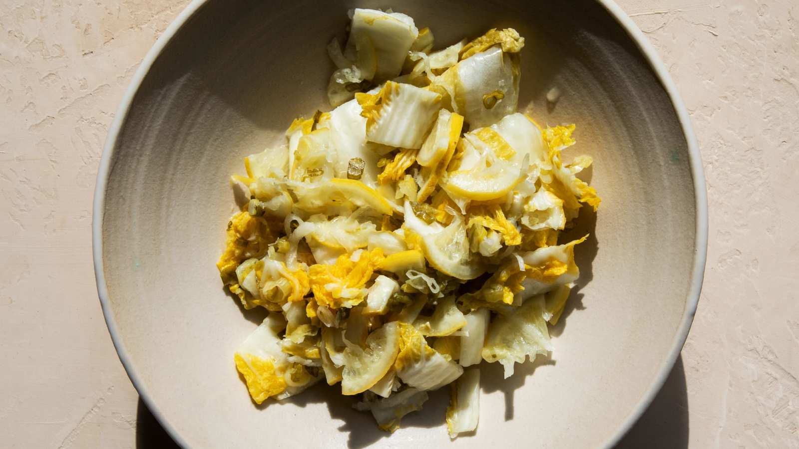 Lemon & Napa Cabbage Fermented Salad