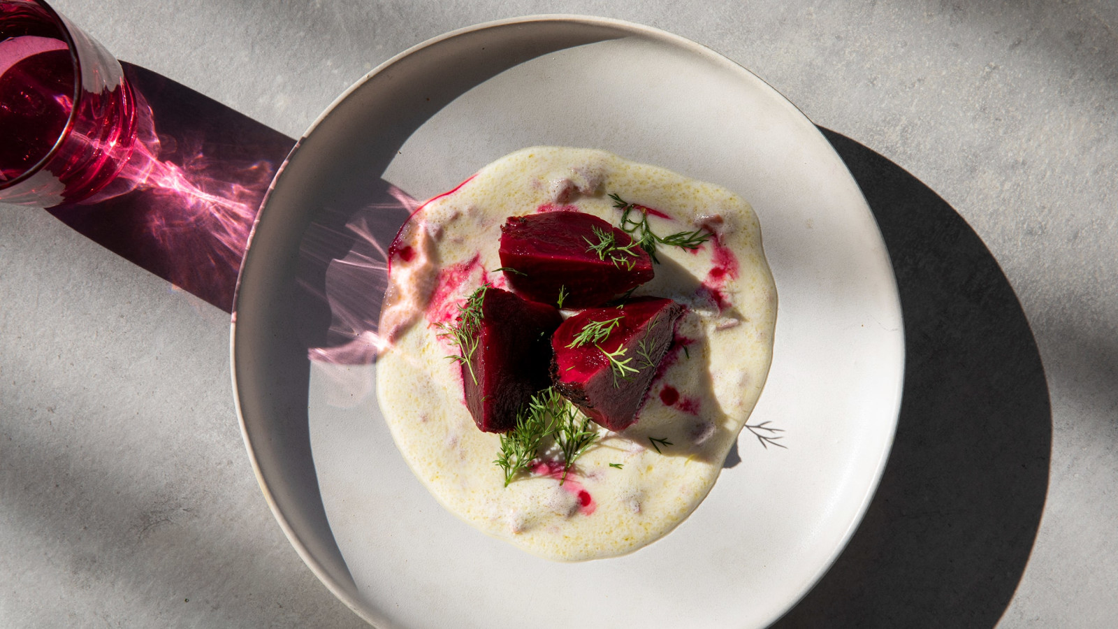 Roasted Beets with Ume Plum & Yogurt