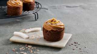 Coconut, Lemon & Red Rice Cupcakes