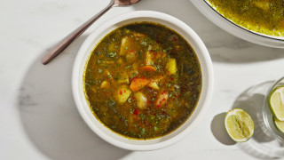Cilantro Butter Bean Veggie Stew