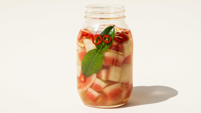 Pickled Watermelon Rind