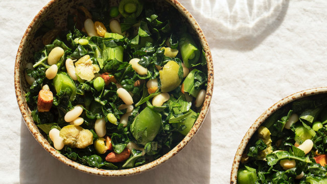 Kale & Snap Peas Salad