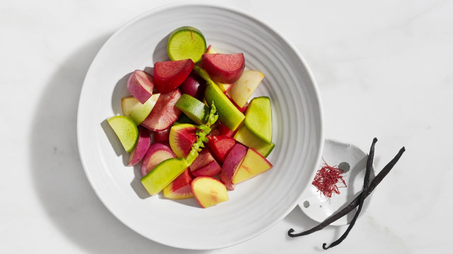 Saffron & Vanilla Pickled Radishes