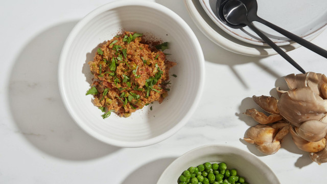 Muttar Mushroom Masala