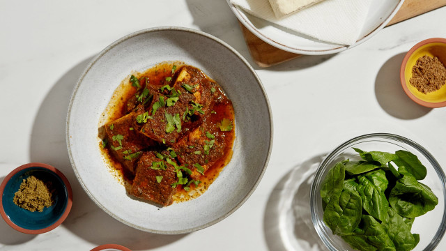 Saag Paneer Minus the Paneer