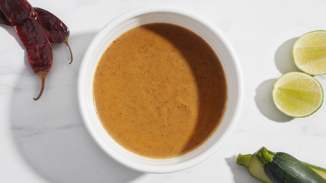 Zucchini Soup with Oregano, Coriander & Chile