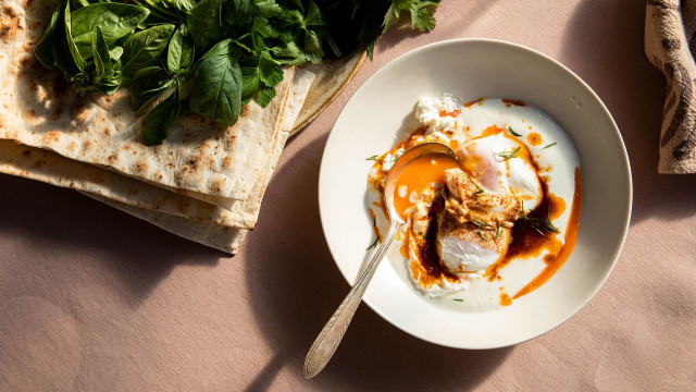 Panagyur-Style Eggs with Yogurt & Paprika Butter