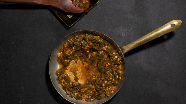Slow-Cooked Collards