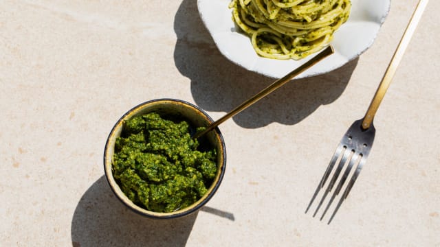 Sorrel-Basil Pesto