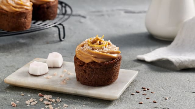 Coconut, Lemon & Red Rice Cupcakes