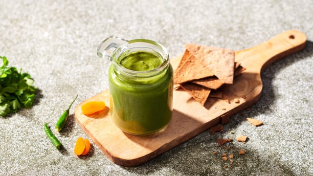 Fermented Green Chutney