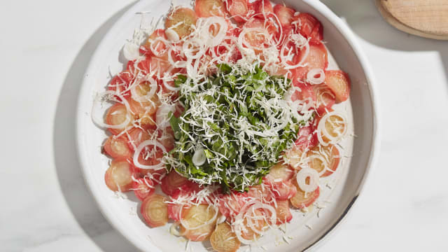 Salt-Roasted Beet Salad with Greens