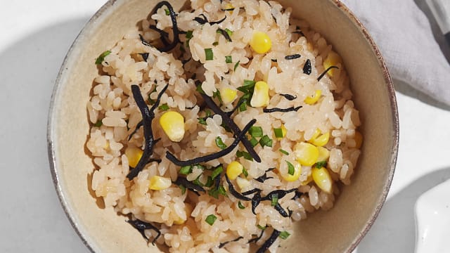 Corn & Hijiki Rice