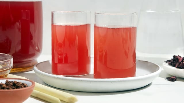 Hibiscus Lemongrass Switchel