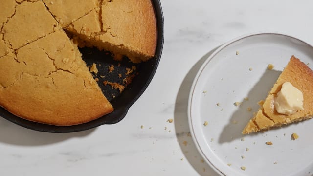 Skillet Maple Cornbread