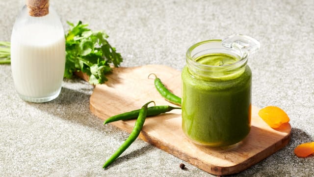 Fermented Green Chutney