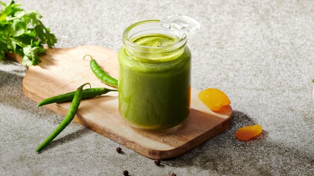 Fermented Green Chutney