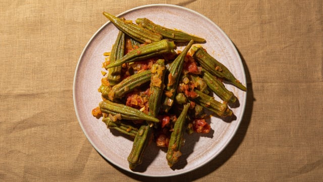 Spicy Whole Okra
