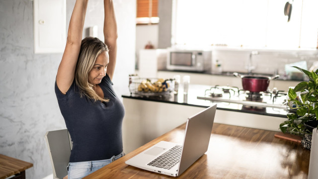 5 Poses to Reset at Your Desk