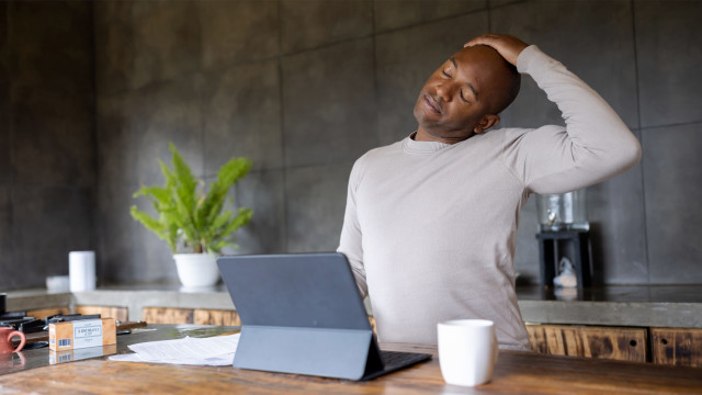 5 Poses to Reset at Your Desk