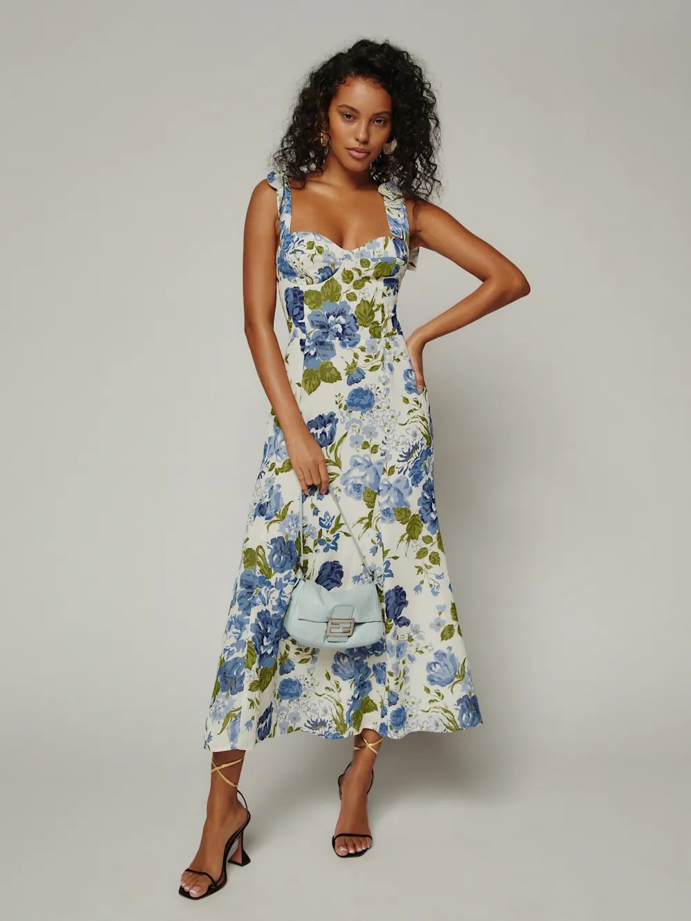 andrea iyamah essi maxi dress Andrea Iyamah Essi Abstract Cotton Maxi Dress