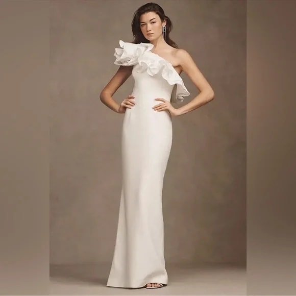 olivia white sequin strapless maxi dress Lulus Olivia White Sequin Strapless Maxi Dress