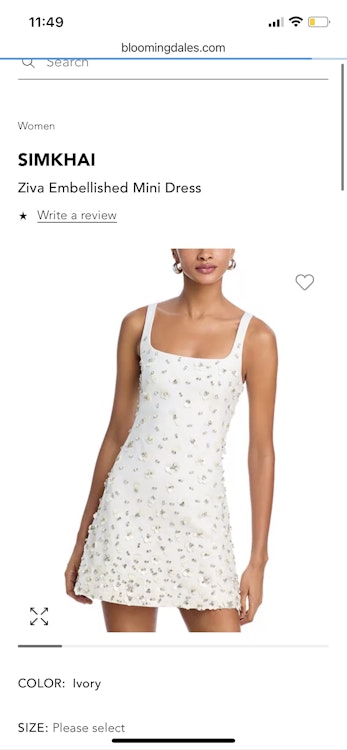 Jonathan Simkhai Ziva Mini Dress 0 | rowely