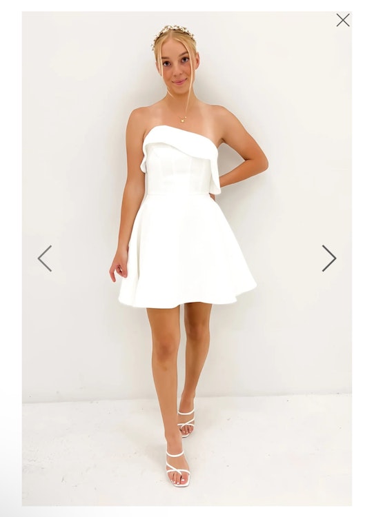 sachin and babi light blue dress ELLIATT TULIP MINI DRESS Size small Retail $320, rent $65
