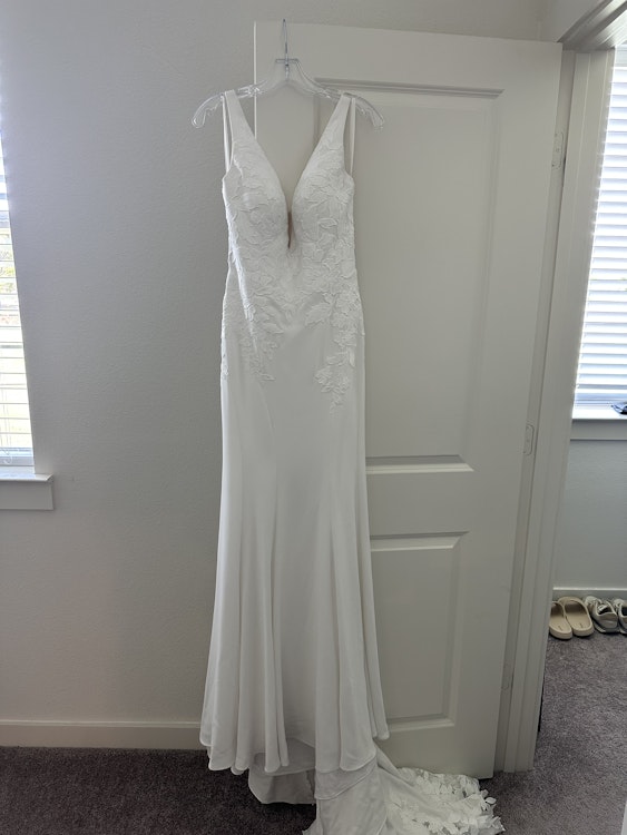 Khilan Pearl Trim Maxi Dress in White | rowely
