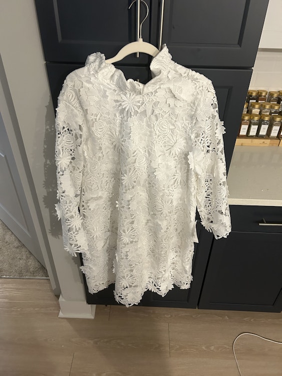 NWT - TUCKERNUCK Blanc Guipure Lace Daphne Dress | rowely