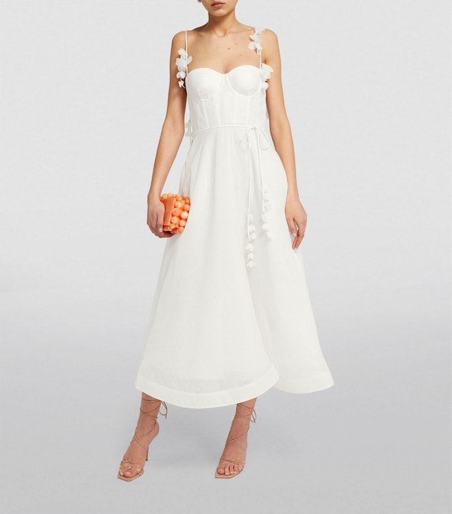 zimmermann wonderland midi corset dress Wonderland Midi Corset Dress