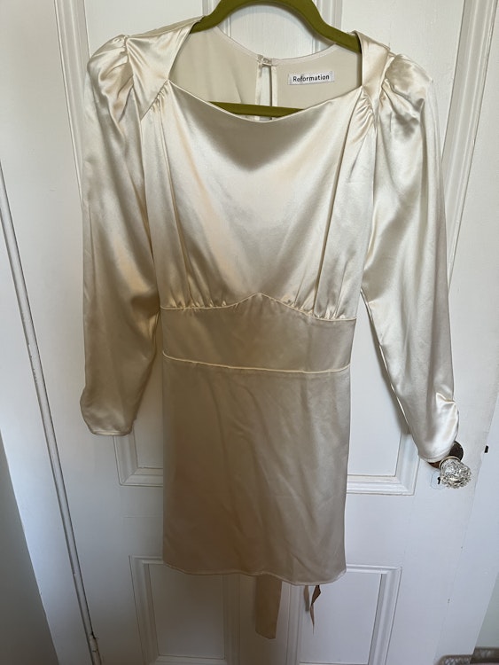 rudi silk dress Reformation Rudi Dress