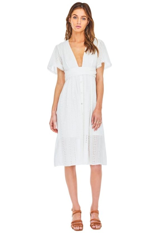 cici midi dress Cici Midi Dress Rainbow Stripe