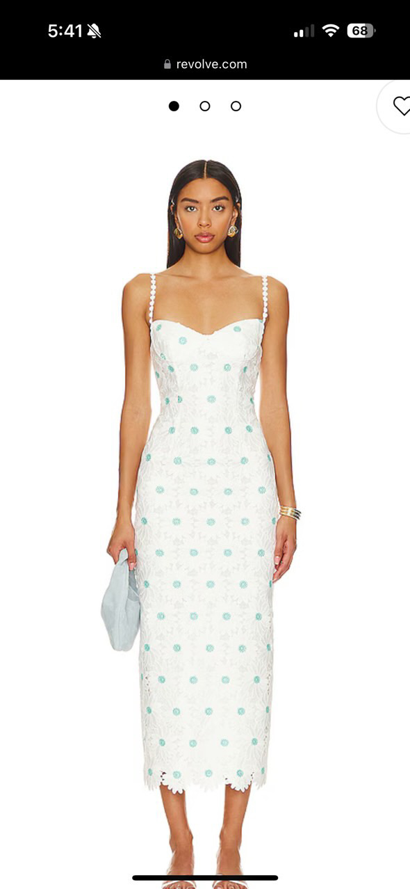 green emerald velvet dress Zara White Textured Shoulder Cutout Cotton Dress main image 0