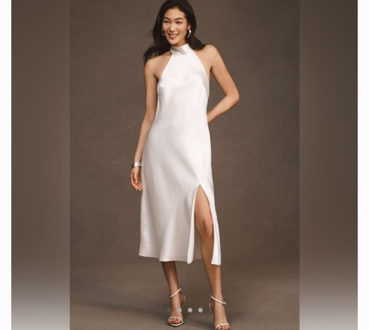 BHLDN Halter dress rowely