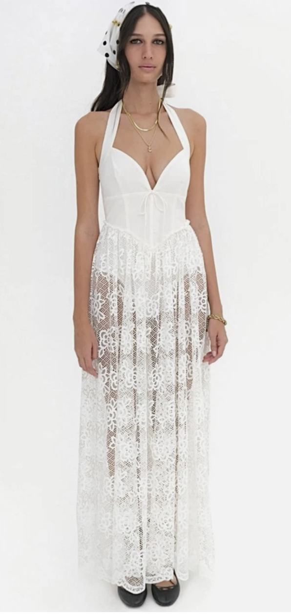 For Love & Lemons Sonnet Lace Maxi Dress | rowely For Love & Lemons Sonnet Lace Maxi Dress | rowely