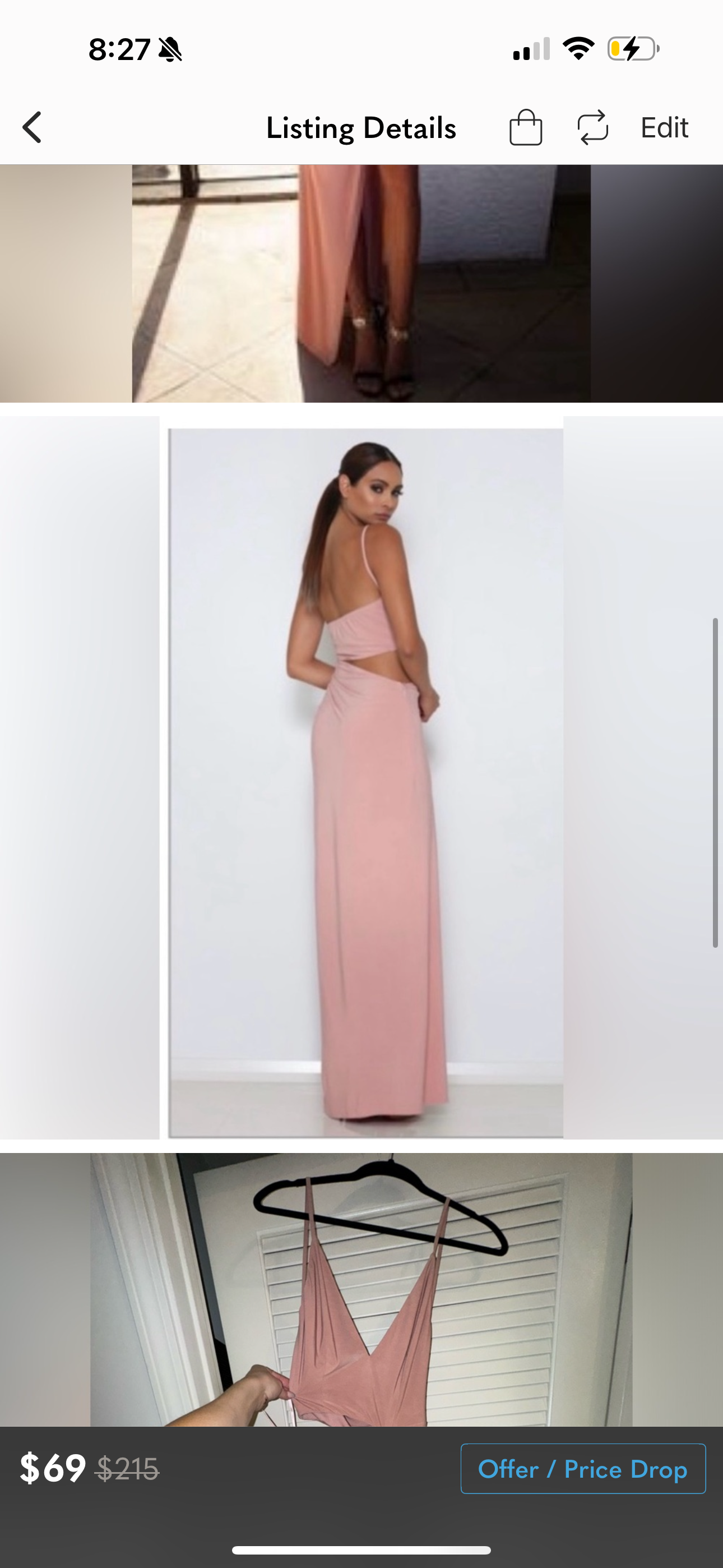 the red dress boutique Sable Red Strapless Maxi Dress - US 6
