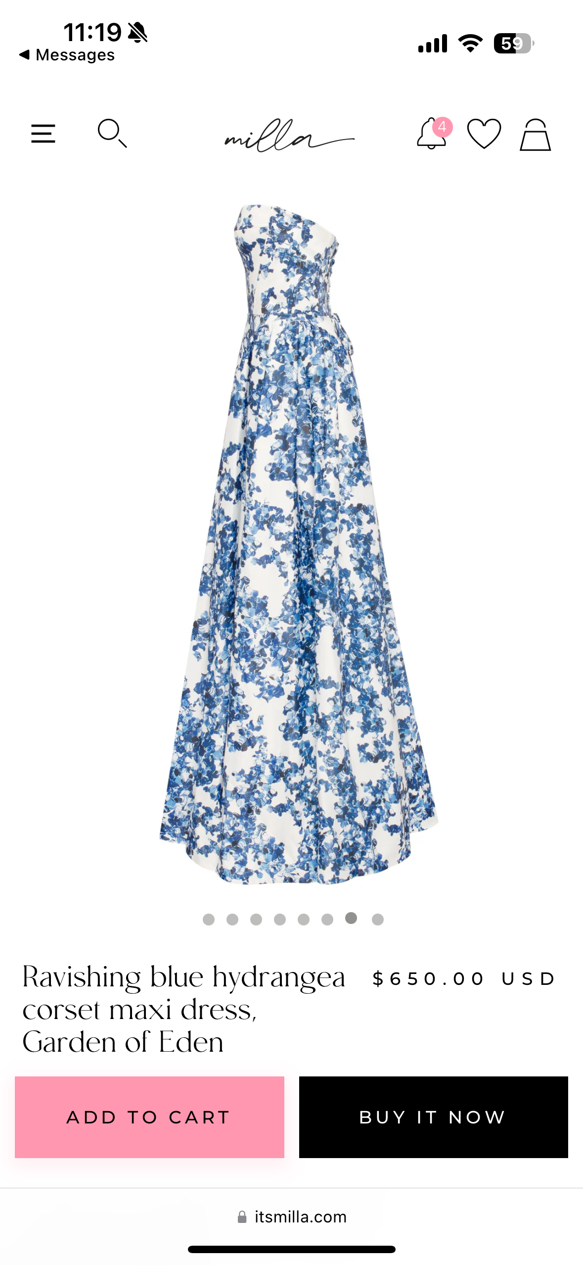 princess polly baby blue dress Milla Dress
