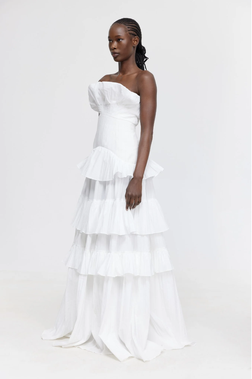 Acler Dickinson Tiered Drop-Waist Gown | rowely Acler Dickinson Tiered Drop-Waist Gown | rowely