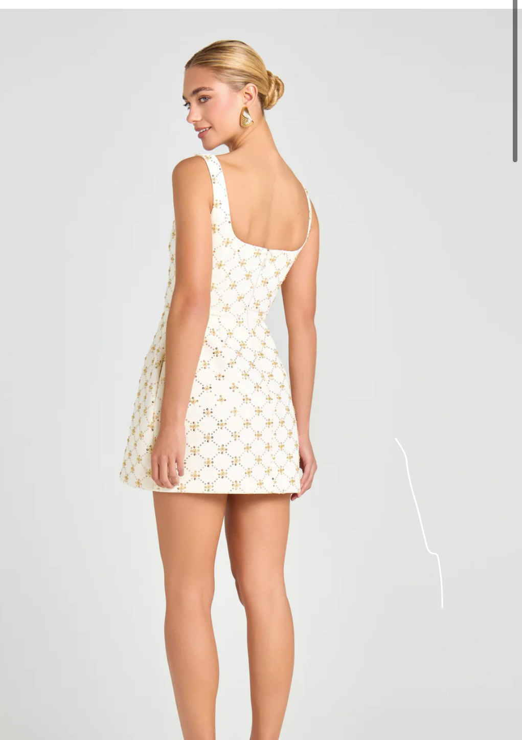 MESHKI Giselle Off the Shoulder Mini | rowely