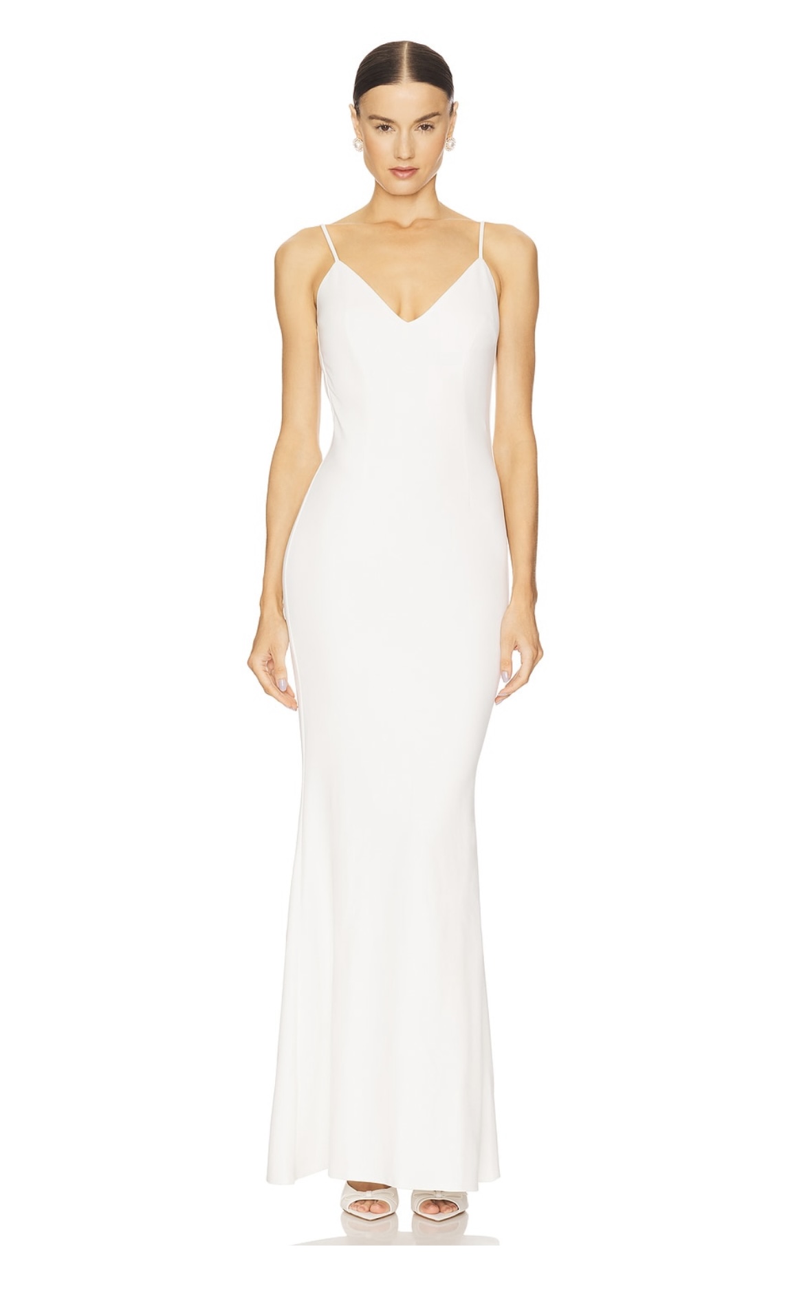 off the shoulder winter wedding dress Satin off the shoulder wedding dress | Winter bridal